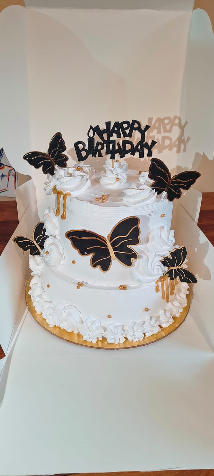 Handmade celebration cake